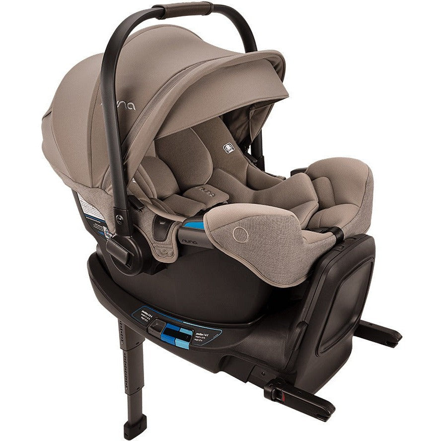 nuna stroller base only Nuna PIPA RX Infant Car Seat + RELX Base Caviar/Chocolate