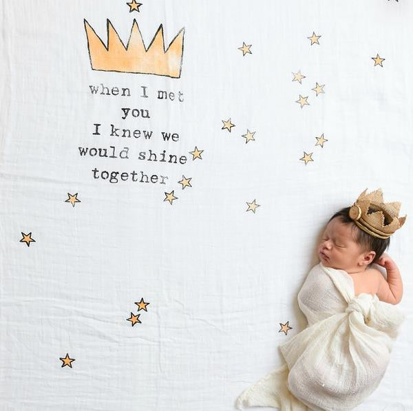 Coveted Things Crown Organic Swaddle