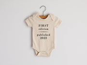 Gladfolk - First Edition Published 2025 Organic Baby Bodysuit in Cream