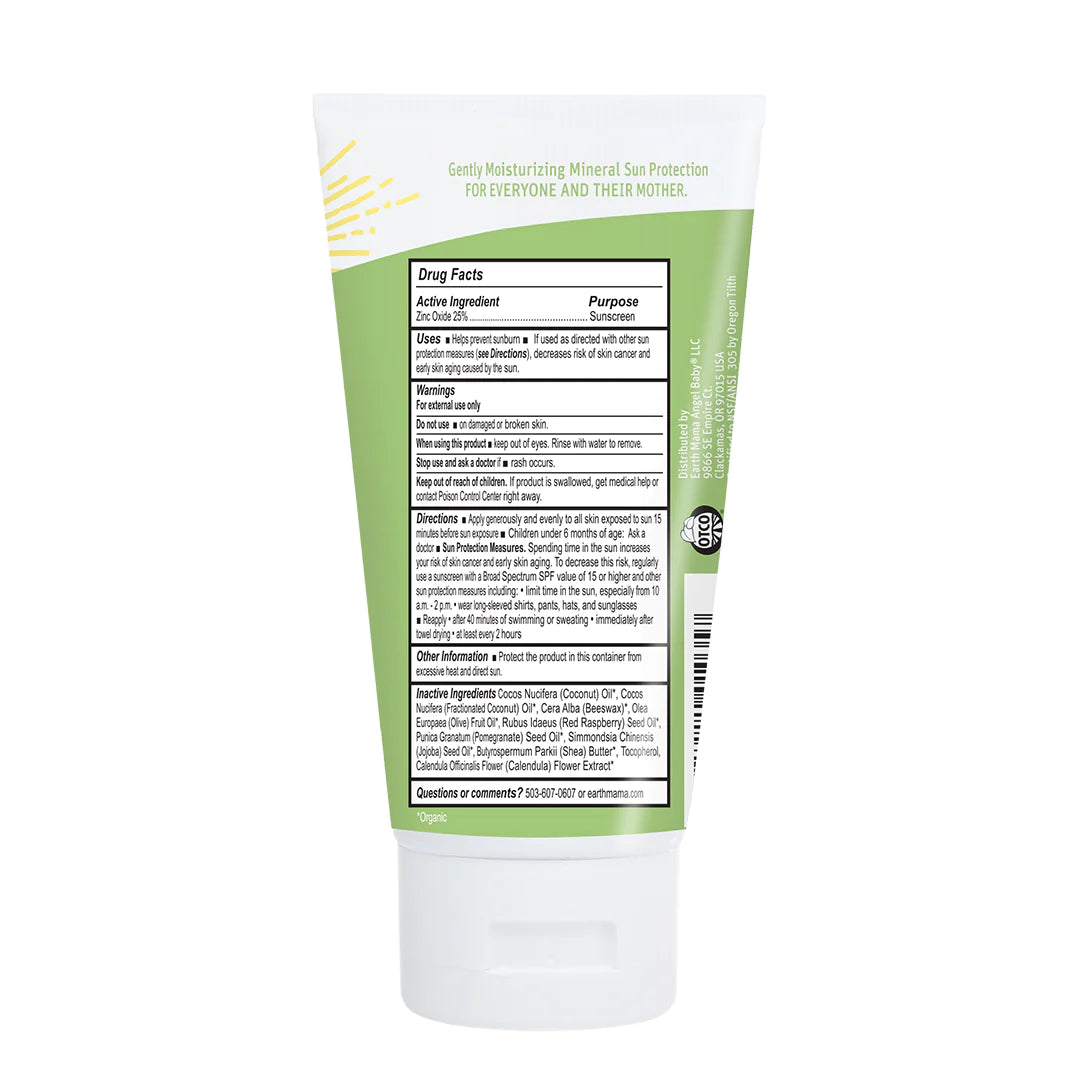 Earth Mama Organics - Baby Mineral Sunscreen Lotion - SPF 40