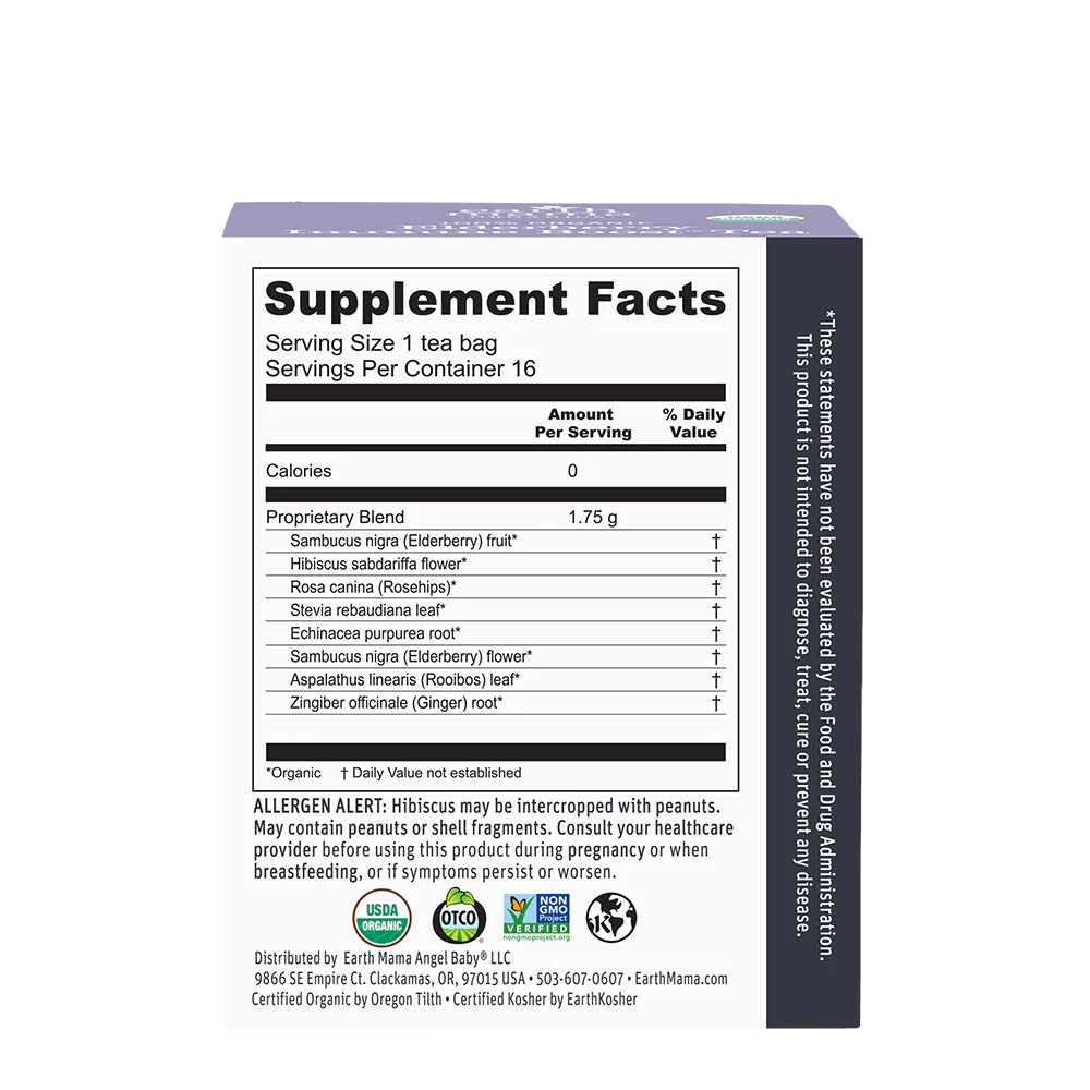 Earth Mama Organics Organic Elderberry Immune Tea