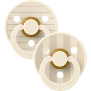 BIBS STUDIO Colour 2 Pack Pin | Ivory Vanilla Mix