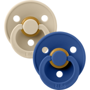 BIBS Colour 2 Pack | Vanilla/Cornflower