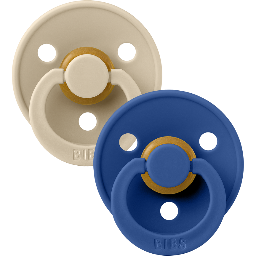 BIBS Colour 2 Pack | Vanilla/Cornflower