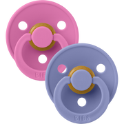 BIBS Colour 2 Pack | Bubblegum/Peri