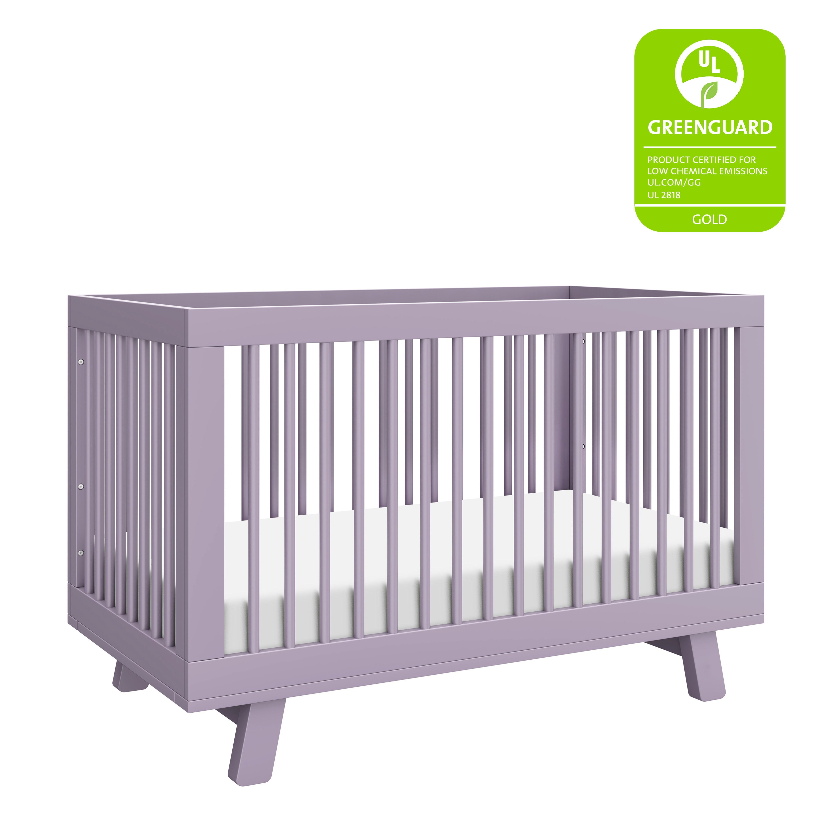 Babyletto Hudson 3-in-1 Convertible Crib with Toddler Bed Conversion Kit