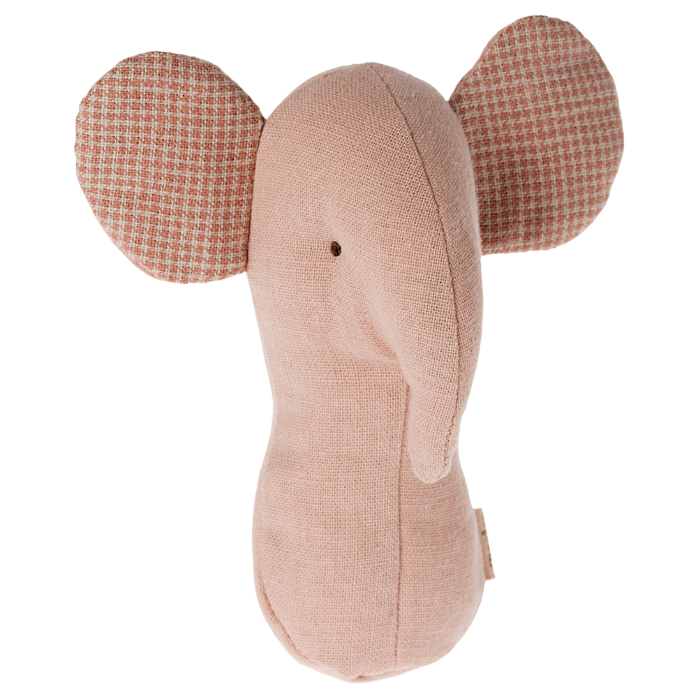 Maileg Lullaby Friend Rattles, Elephant - Rose