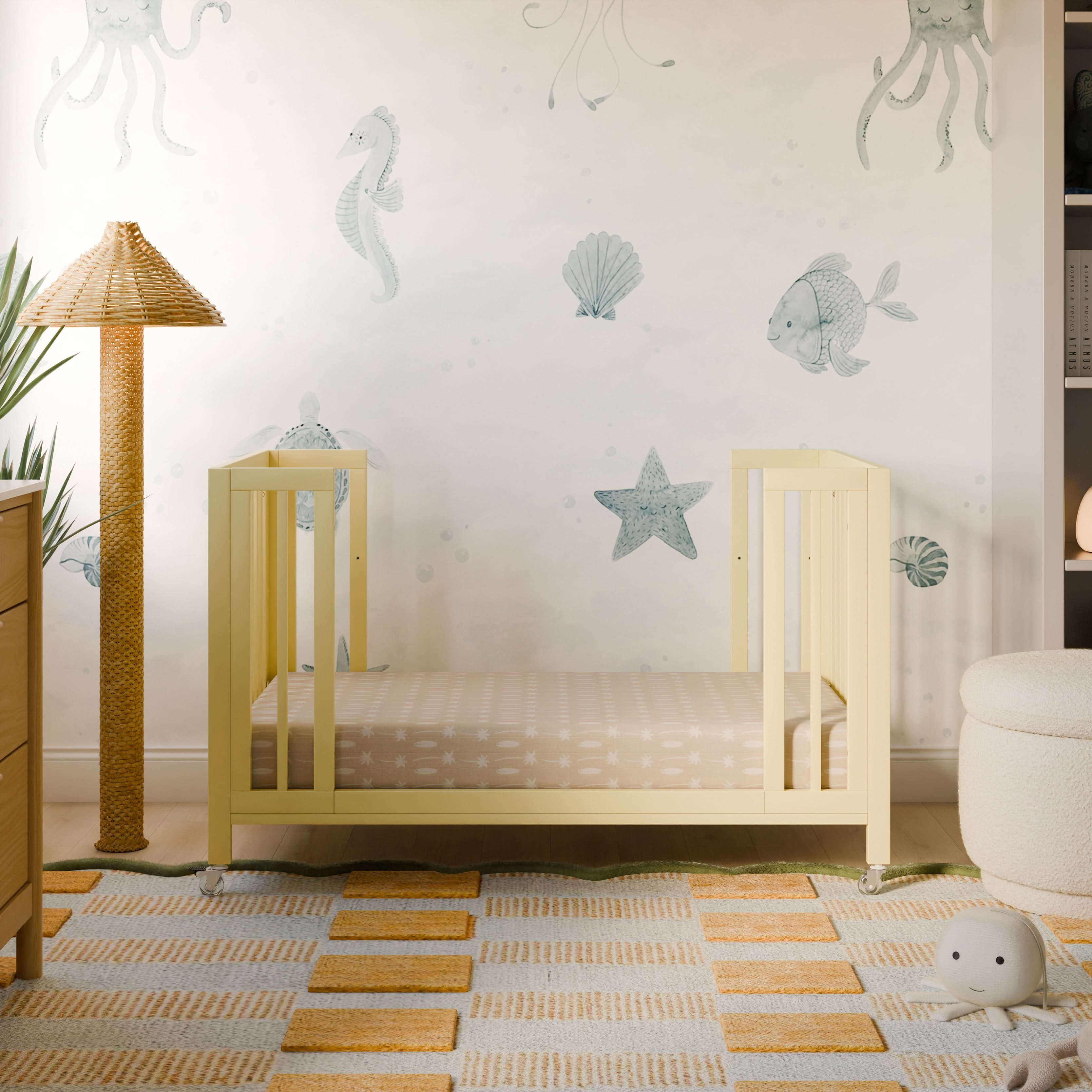 Babyletto Rolli 9-in-1 Convertible All-Stages® Crib with Bassinet & Toddler Bed Conversion Kits