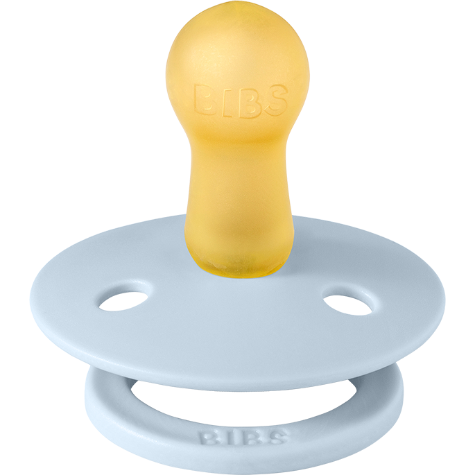 BIBS STUDIO Colour 2 Pack Block | Baby Blue Dusty Blue mix