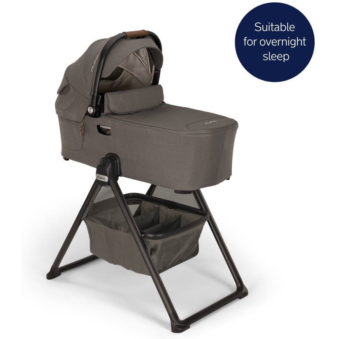 nuna bassinet stroller attachment Nuna Demi Next Bassinet + Stand Granite