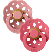 BIBS Boheme 2 Pack | Dusty Pink/Coral