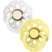 BIBS Boheme 2 Pack | White/Sunshine