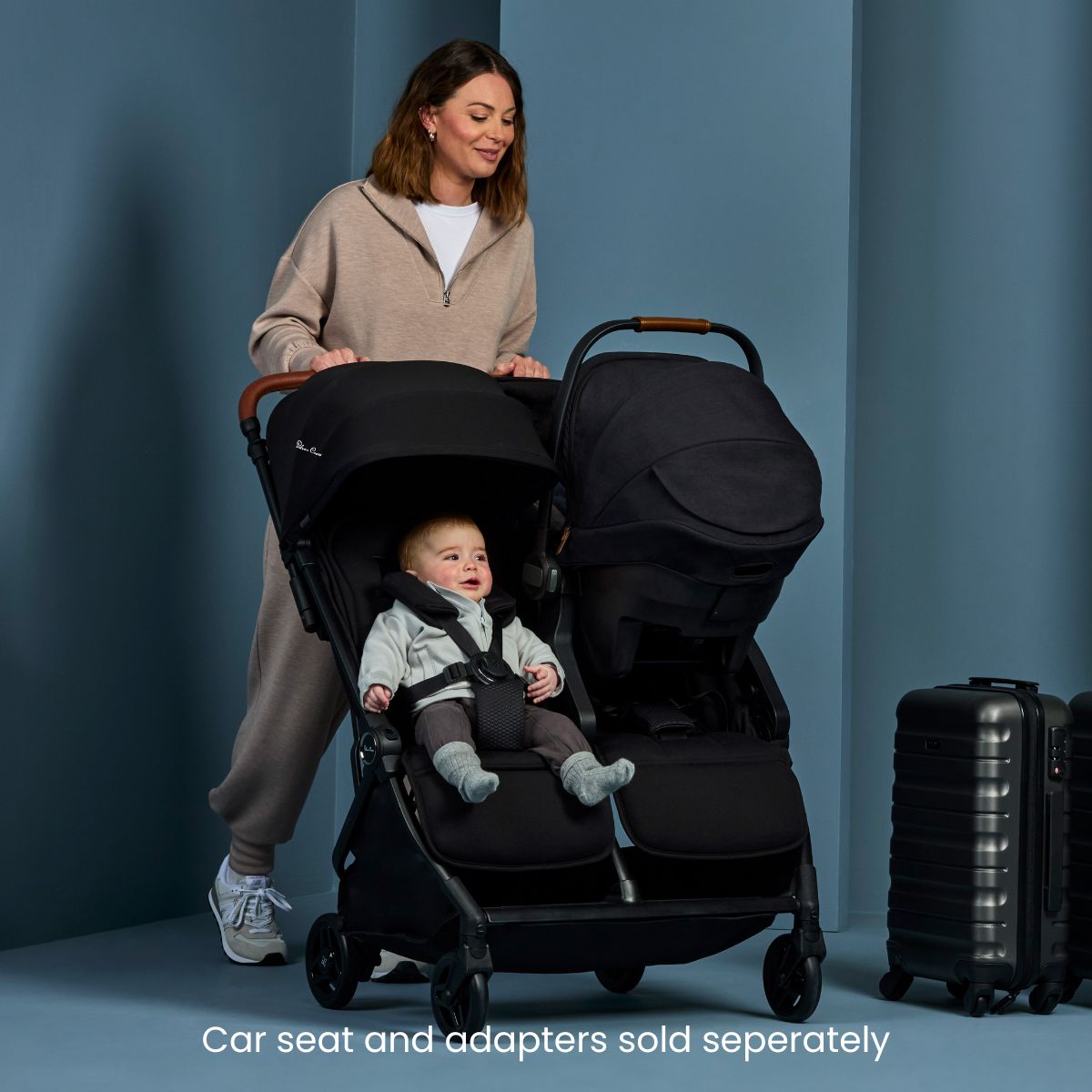 Silver Cross Jet Double Stroller + Accessory Bundle