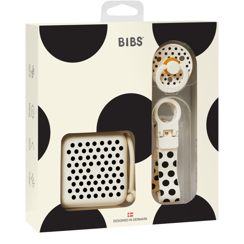 BIBS Soothe & Go Polka Gift Set