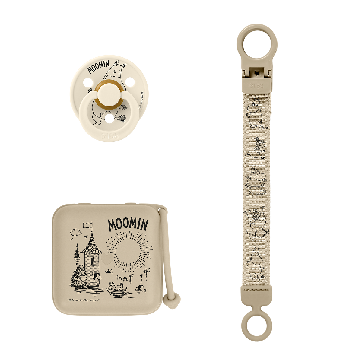 BIBS x Moomin Soothe & Go Gift Set