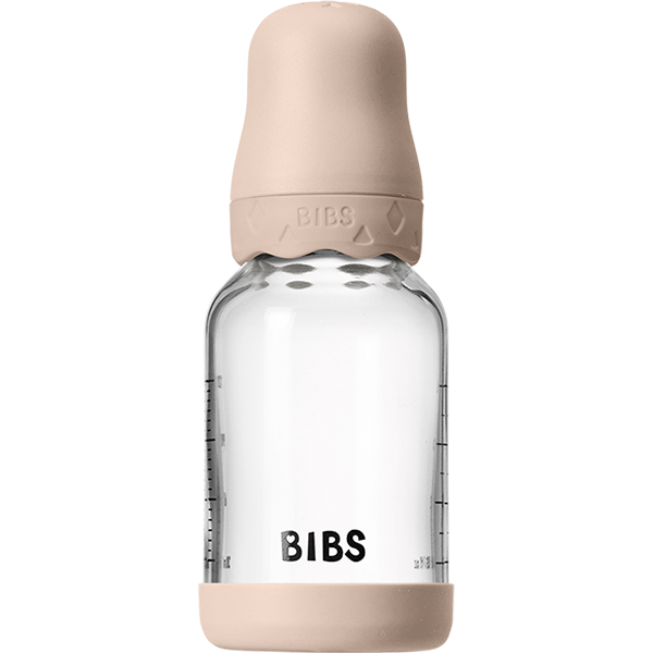 BIBS Baby Glass Bottle Boheme Set 4oz Latex | Blush