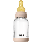 BIBS Baby Glass Bottle Boheme Set 4oz Latex | Blush