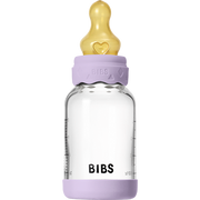 BIBS Baby Glass Bottle Boheme Set 4oz Latex | Violet Sky