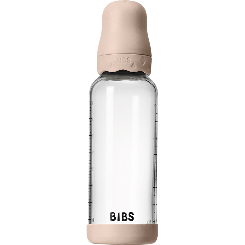 BIBS Baby Glass Bottle Boheme Set 8oz Latex | Blush
