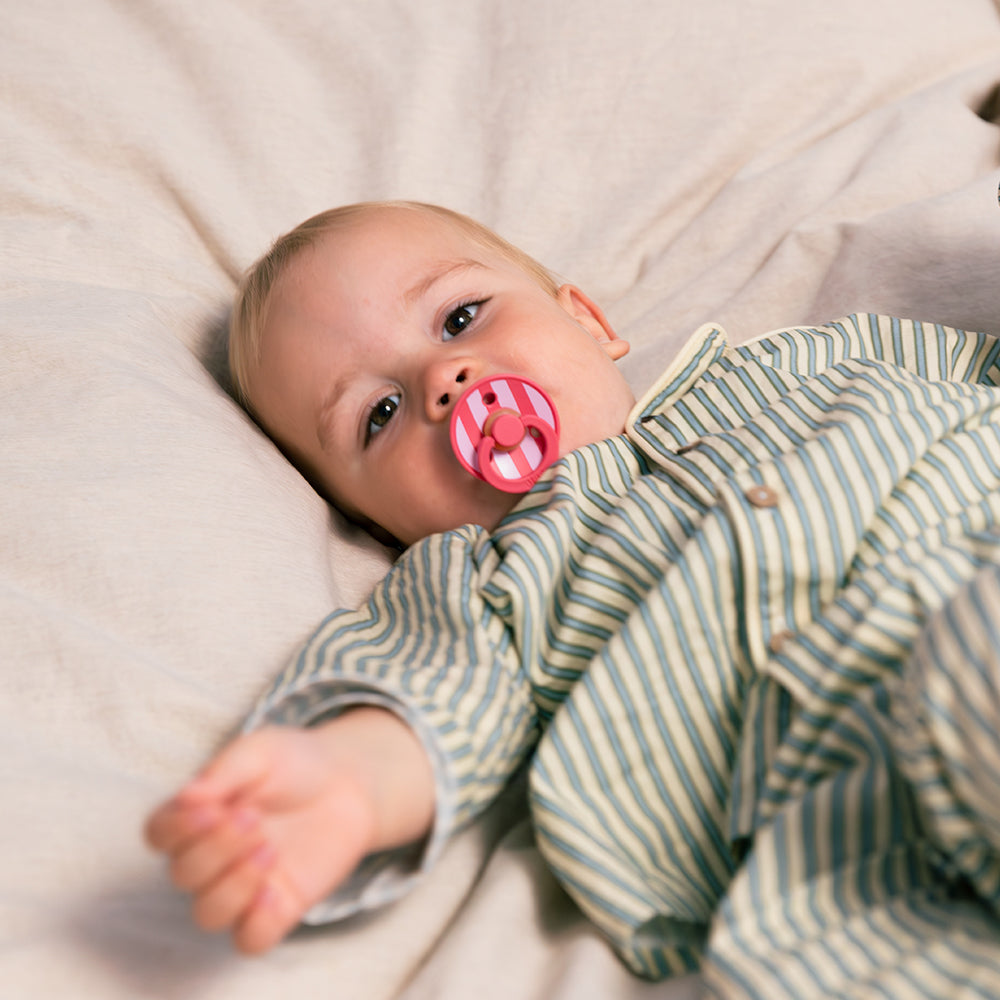 BIBS STUDIO Colour 2 Pack Block | Baby Pink Coral mix