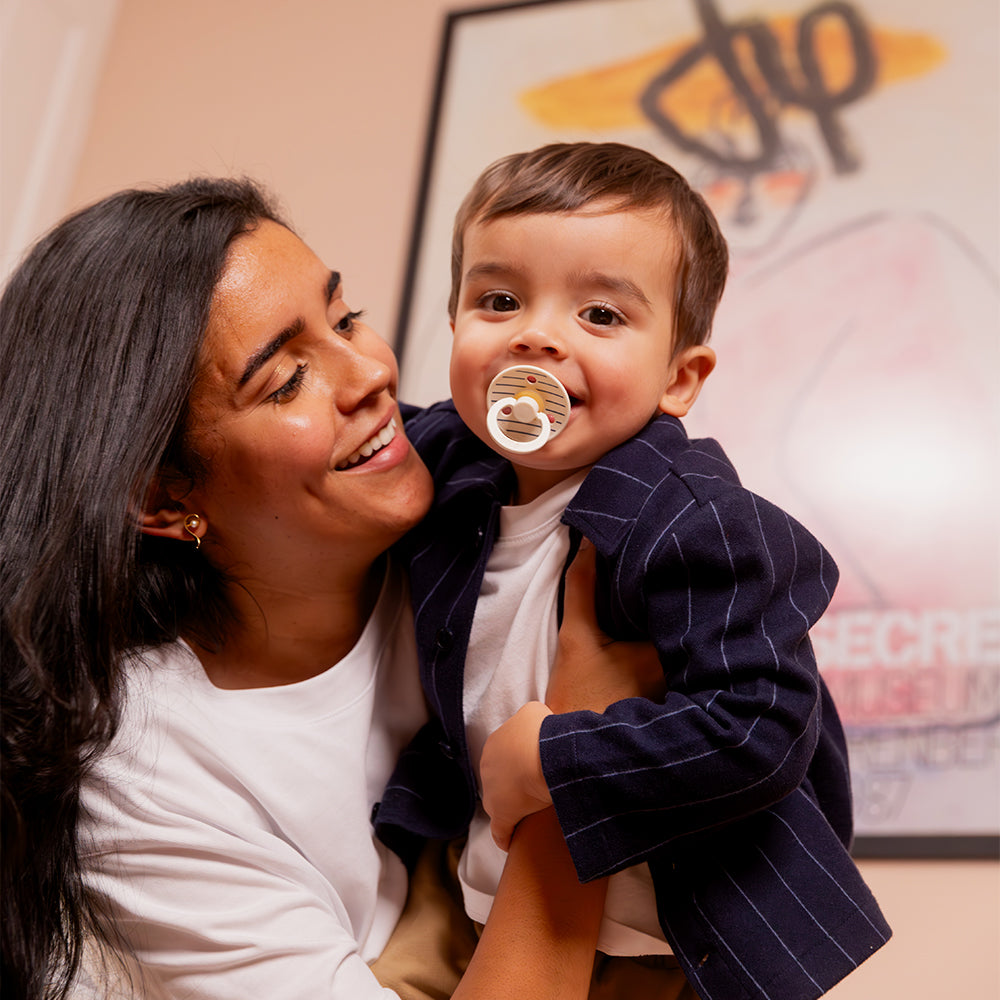 BIBS STUDIO Colour 2 Pack Pin | Ivory Vanilla Mix