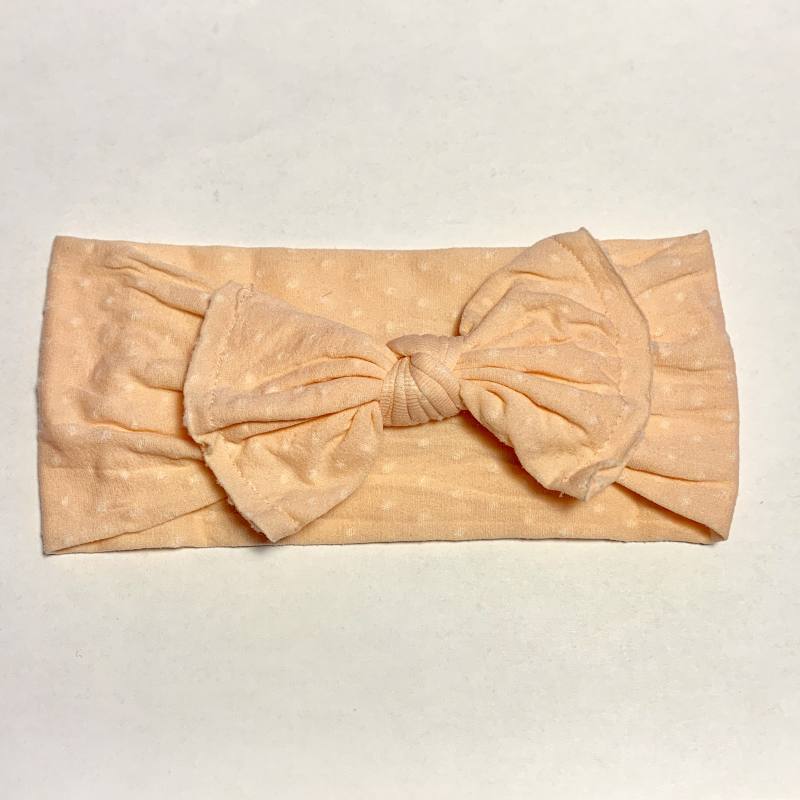 Sugar + Maple - Baby Classic Bow Headband Dots