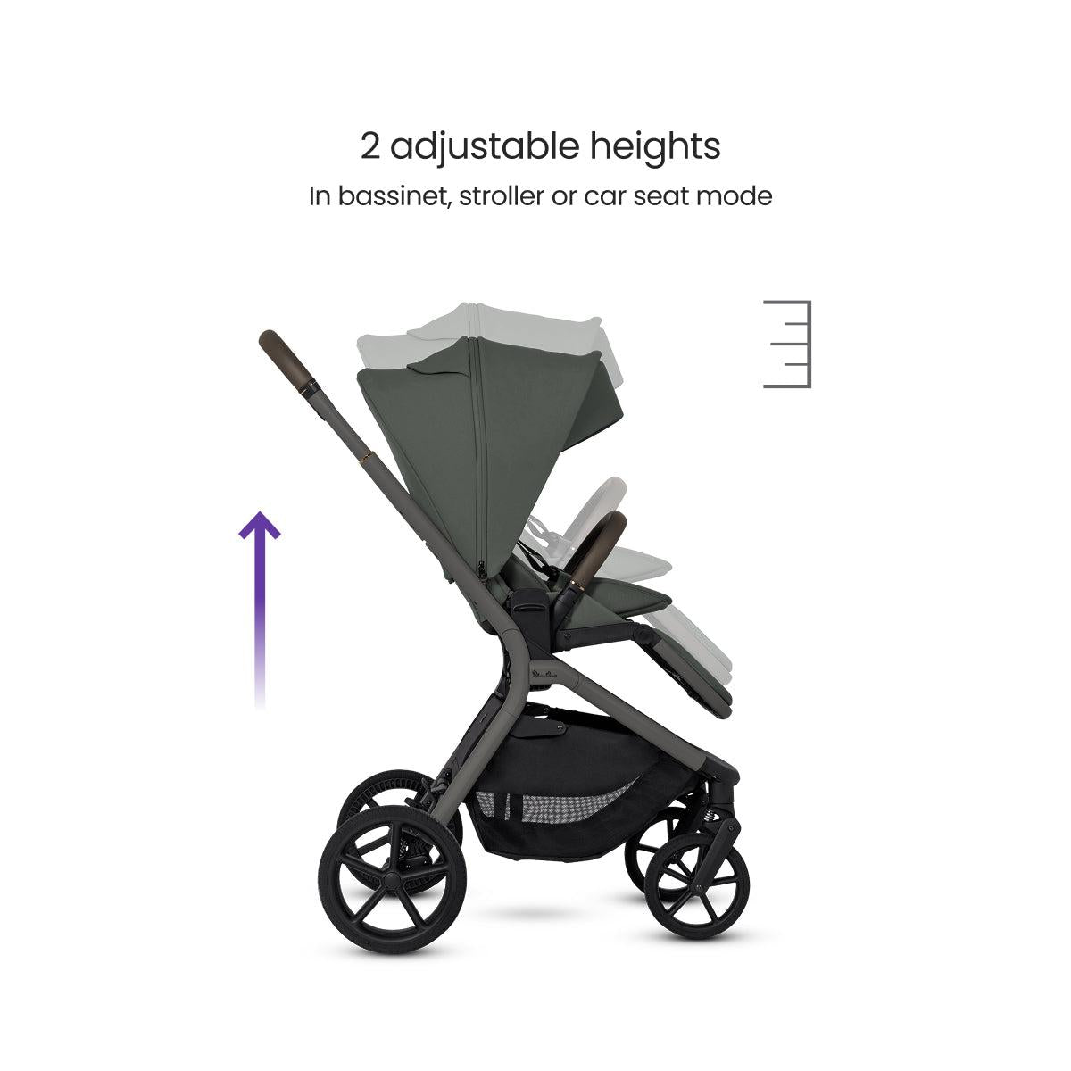 Silver Cross Breez Mid-Size Compact Stroller * Ships Late July*