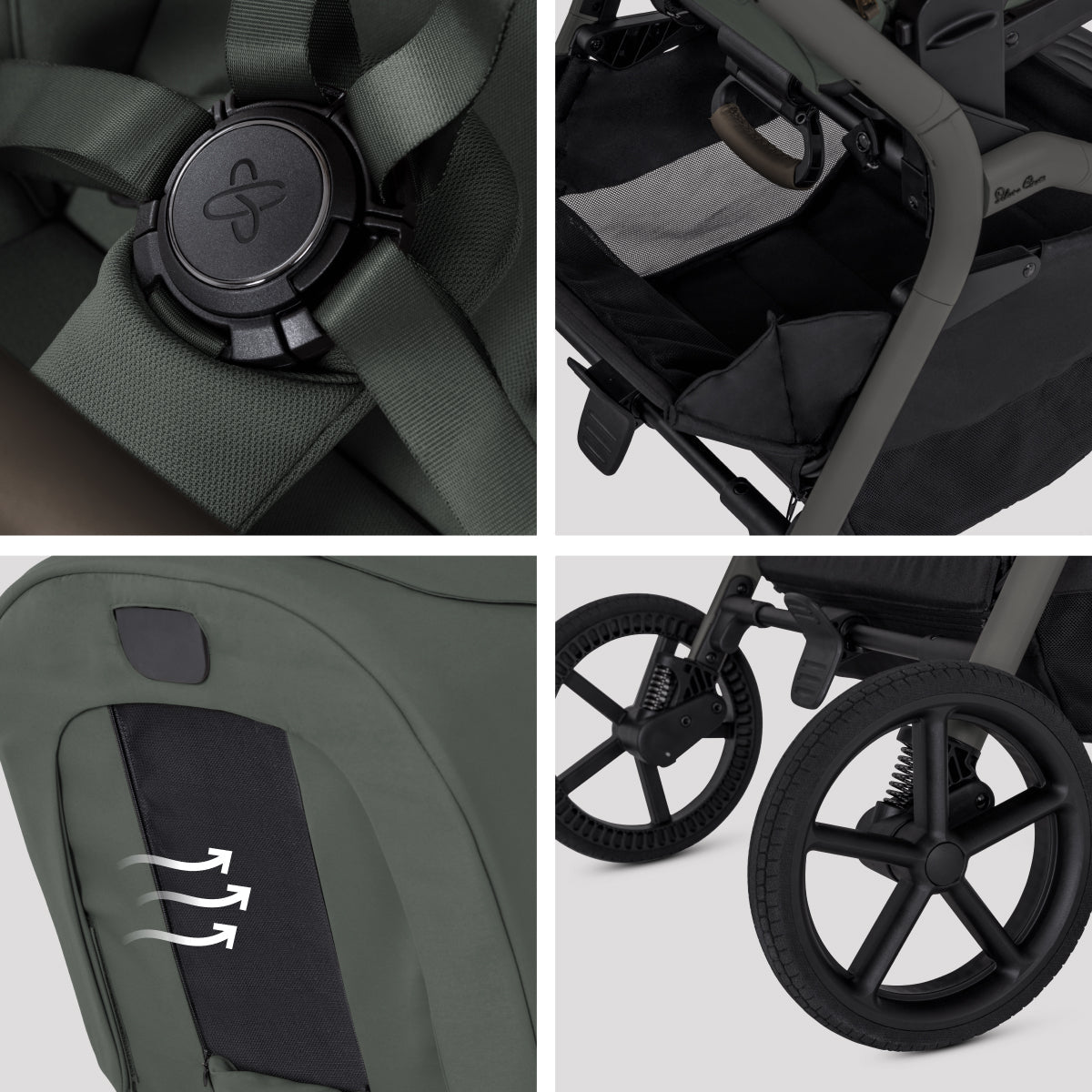 Silver Cross Breez Mid-Size Compact Stroller * Ships Late July*