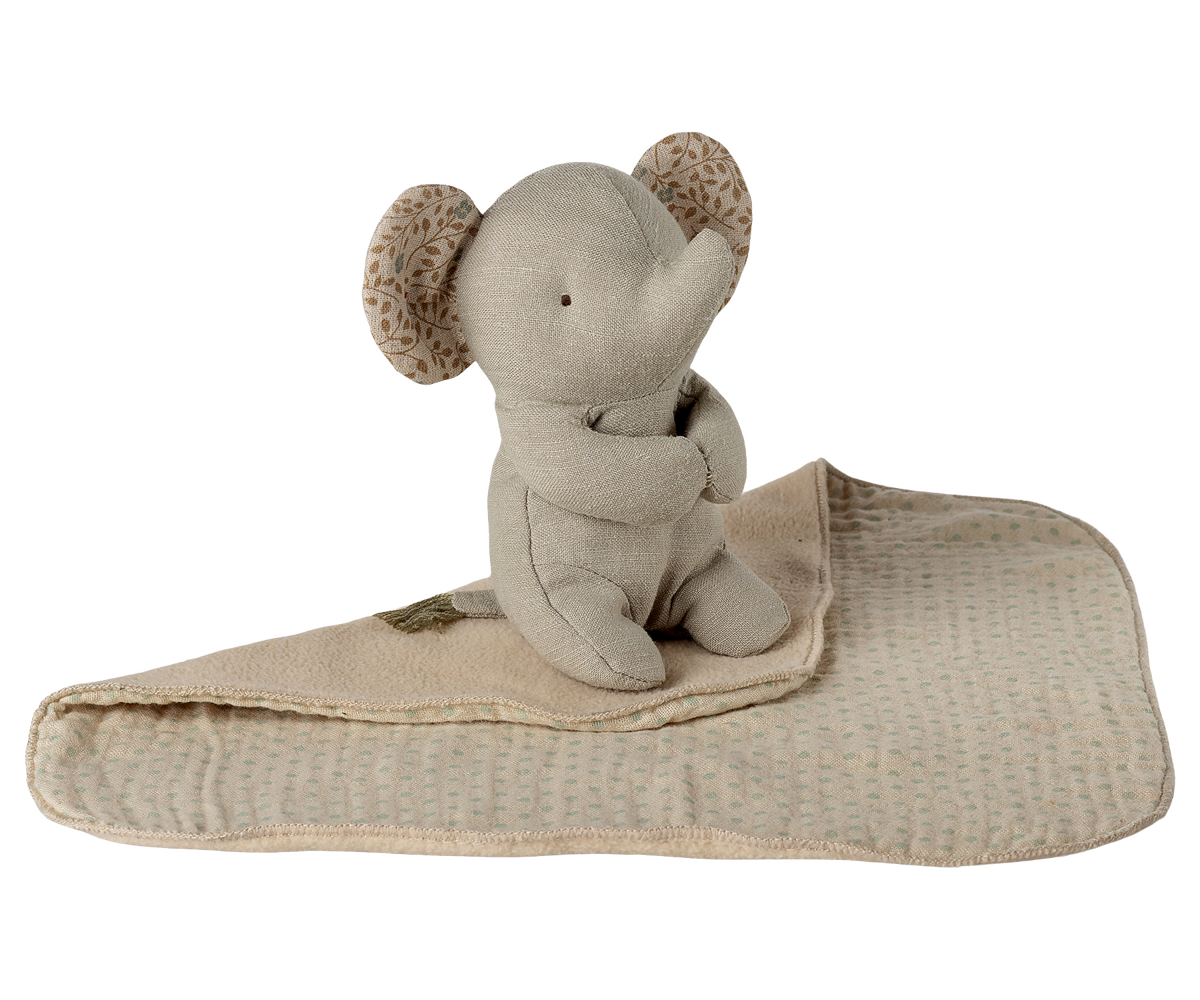 Maileg Lullaby friends, Elephant, Mini | Iron grey