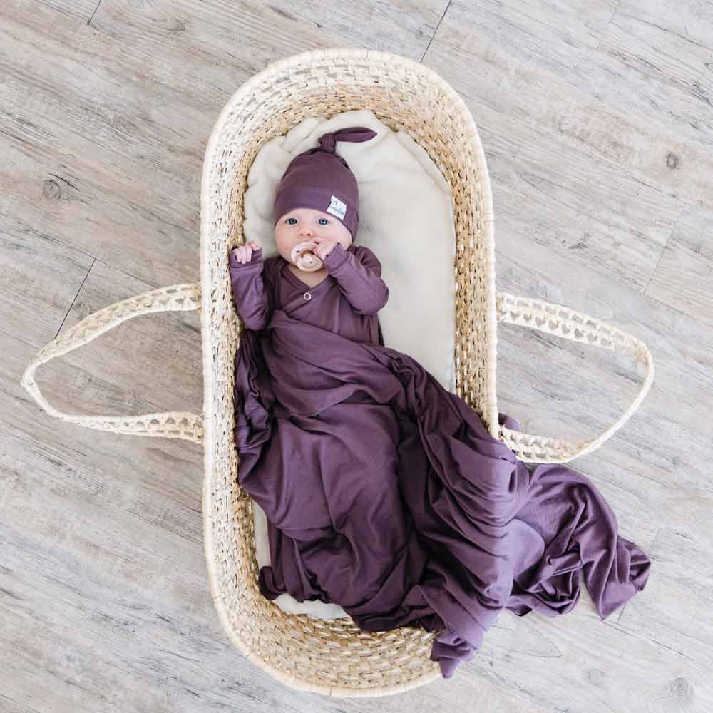 Copper Pearl Knotted Gown | Plum