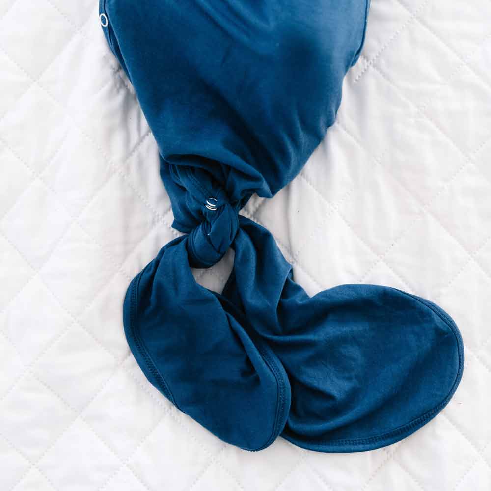Copper Pearl Newborn Knotted Gown | River