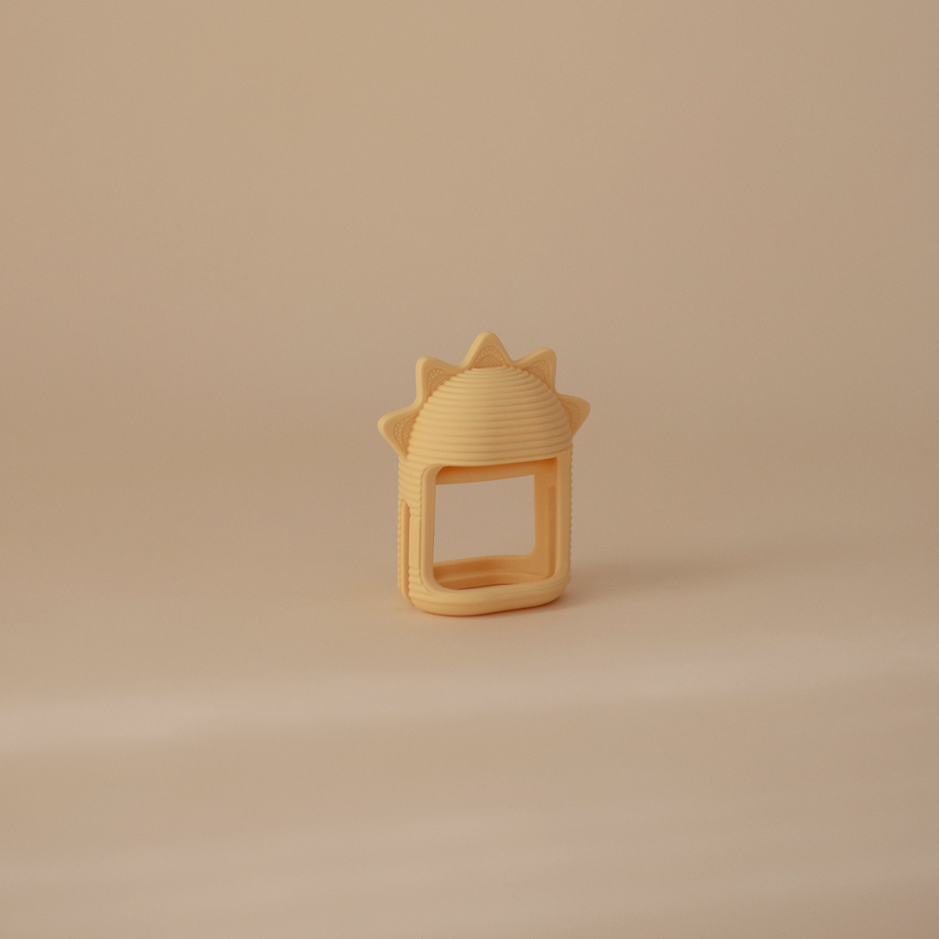 Mushie No-Drop Sun Teether (Sunshine)