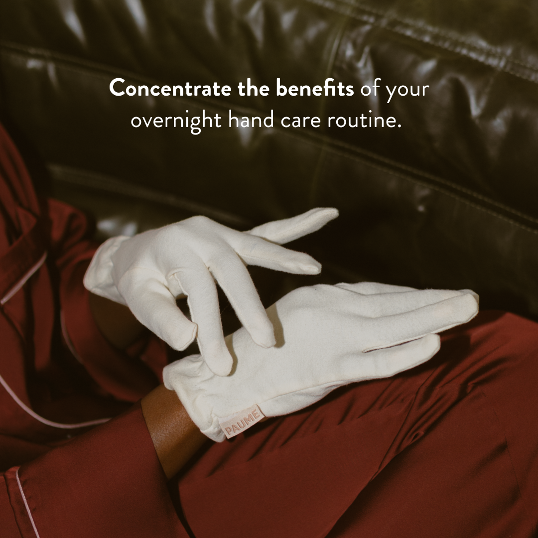 Paume Organic Cotton Overnight Gloves
