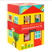 Peek-a-Boo House Stacking Blocks Play Set