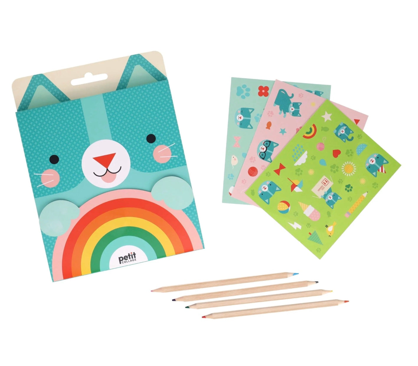 Petit Collage Carry-Along Kitten sketch Kit