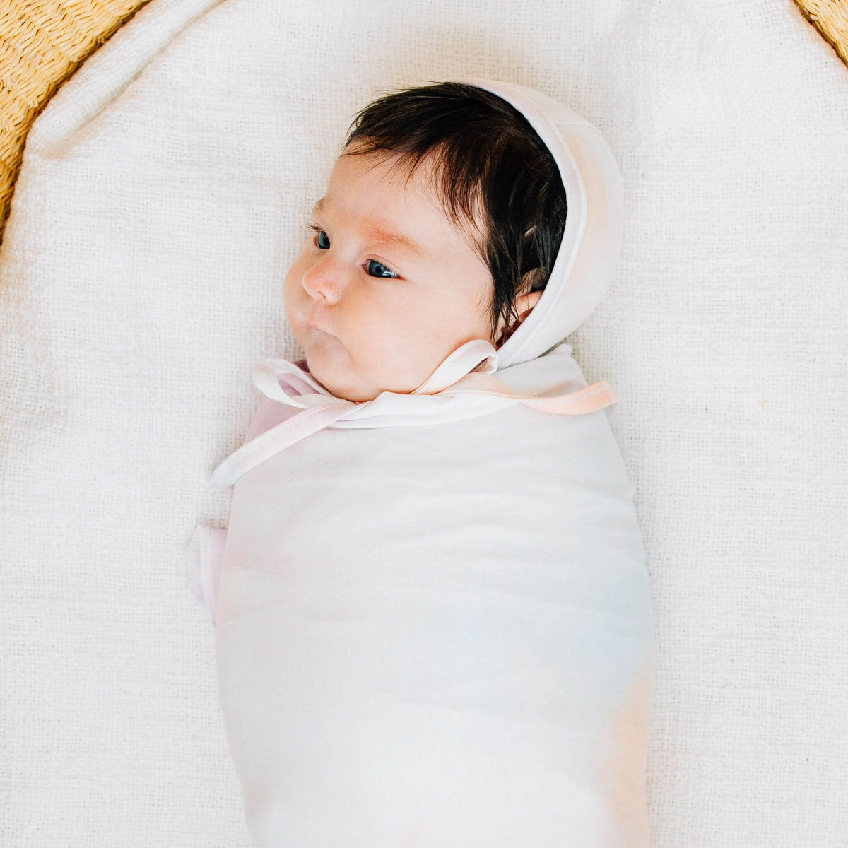 Copper Pearl Knit Swaddle Blanket | Nova