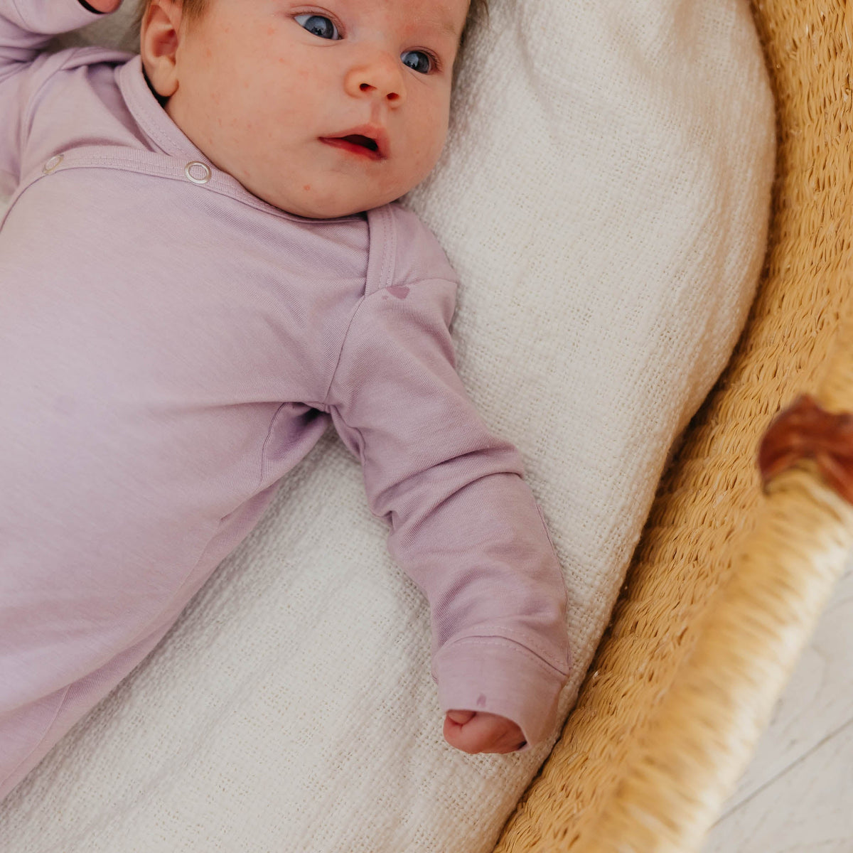 Copper Pearl Newborn Knotted Gown | Lily