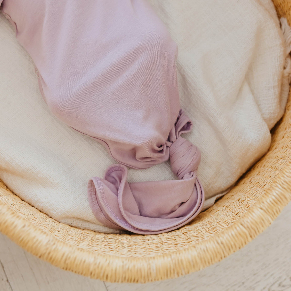 Copper Pearl Newborn Knotted Gown | Lily