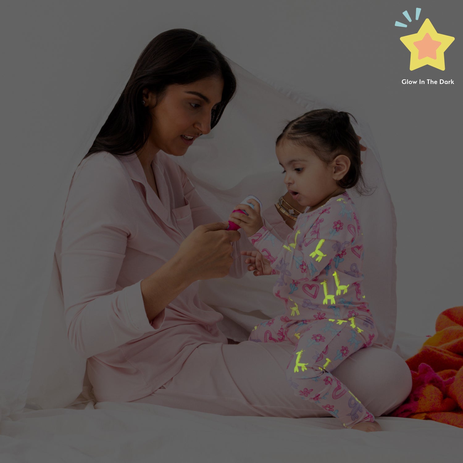 Magnetic Me Pink Party Animals Glow Dark Magnetic Modal Coverall