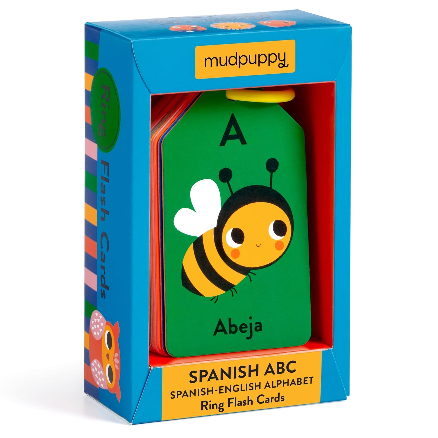Mudpuppy Spanish-English ABC Ring Flash Cards