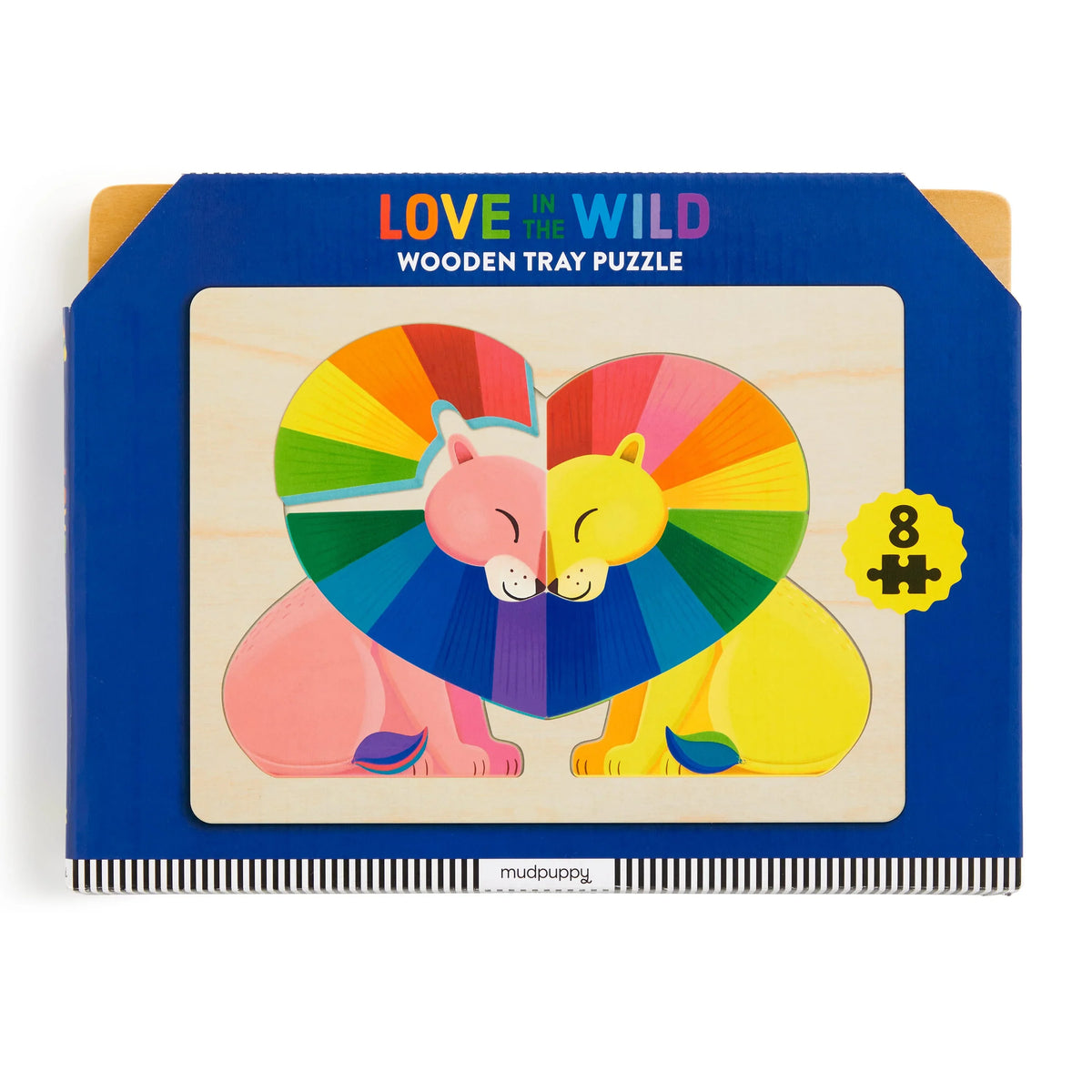 Mudpuppy Love in the Wild Wooden Tray Puzzle