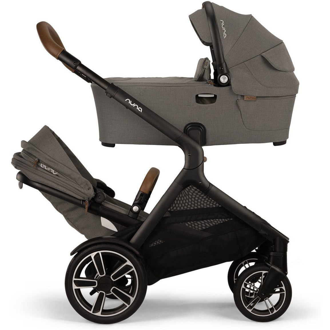 nuna stroller bassinet Nuna Demi Next Bassinet + Stand Granite
