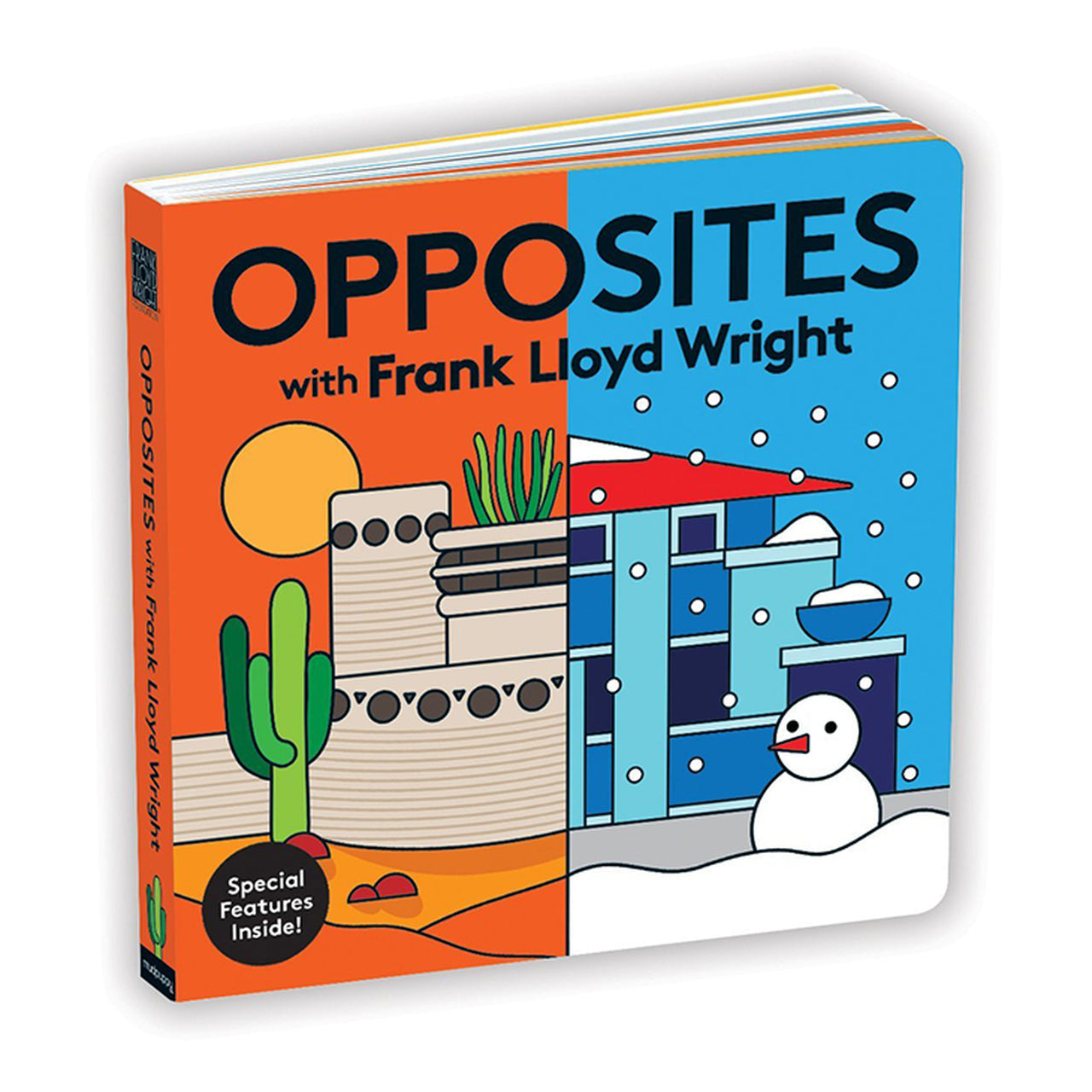 Mudpuppy Frank Lloyd Wright Opposites Board Book