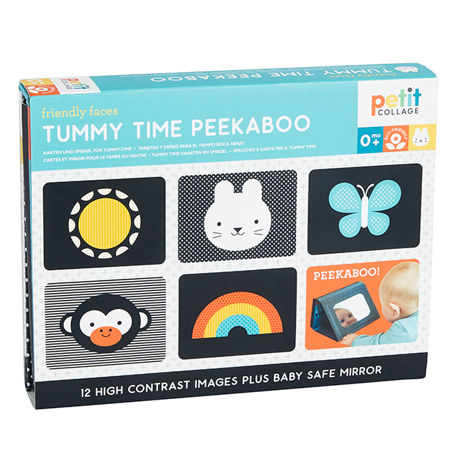 Petit Collage Tummy Time Peekaboo
