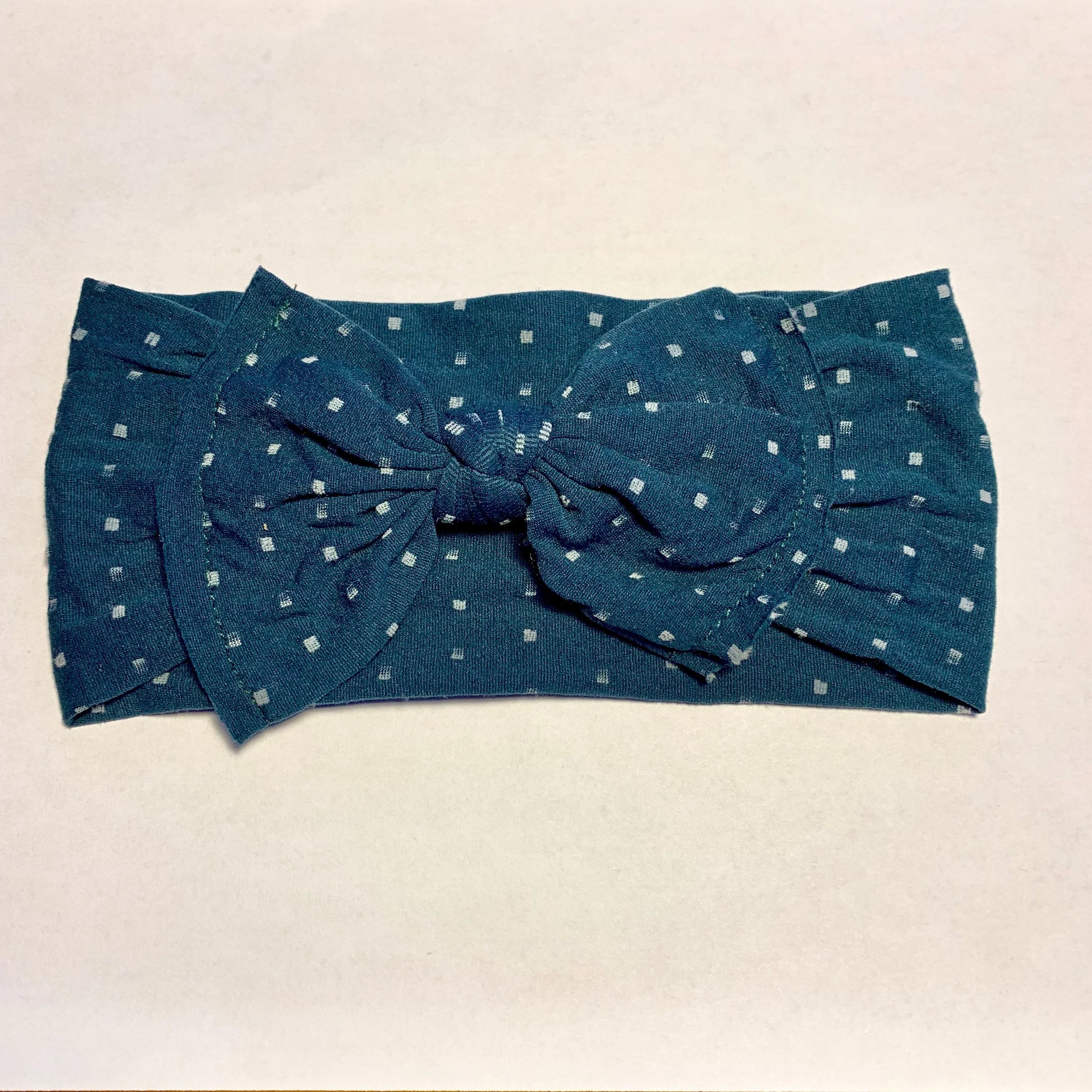 Sugar + Maple - Baby Classic Bow Headband Dots