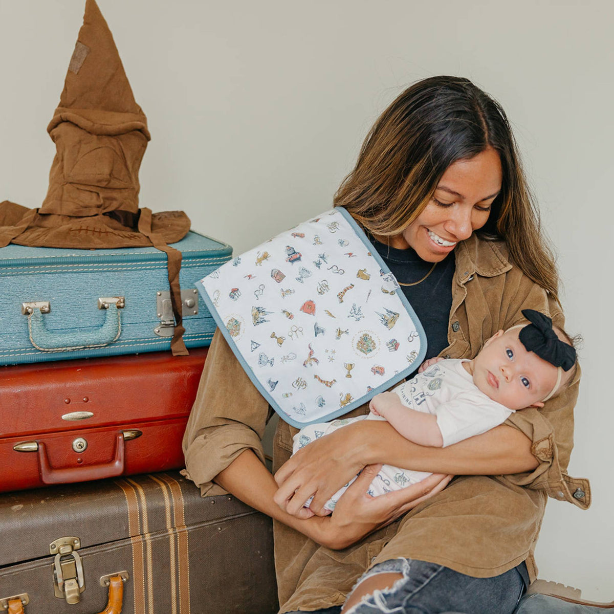 Copper Pearl 3 Pack Premium Burp Cloths | Wizarding World