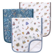 Copper Pearl 3 Pack Premium Burp Cloths | Wizarding World