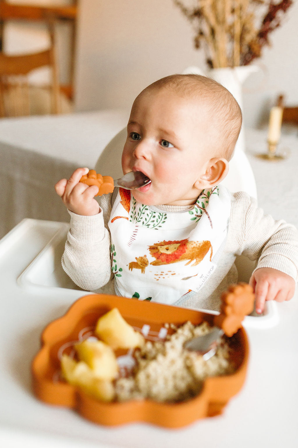 Loulou Lollipop Snack Plate | Liam Lion