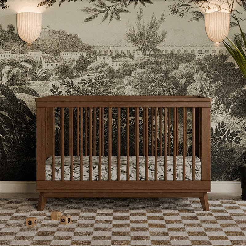 Babyletto Scoot 3-in-1 Convertible Crib with Toddler Bed Conversion Kit