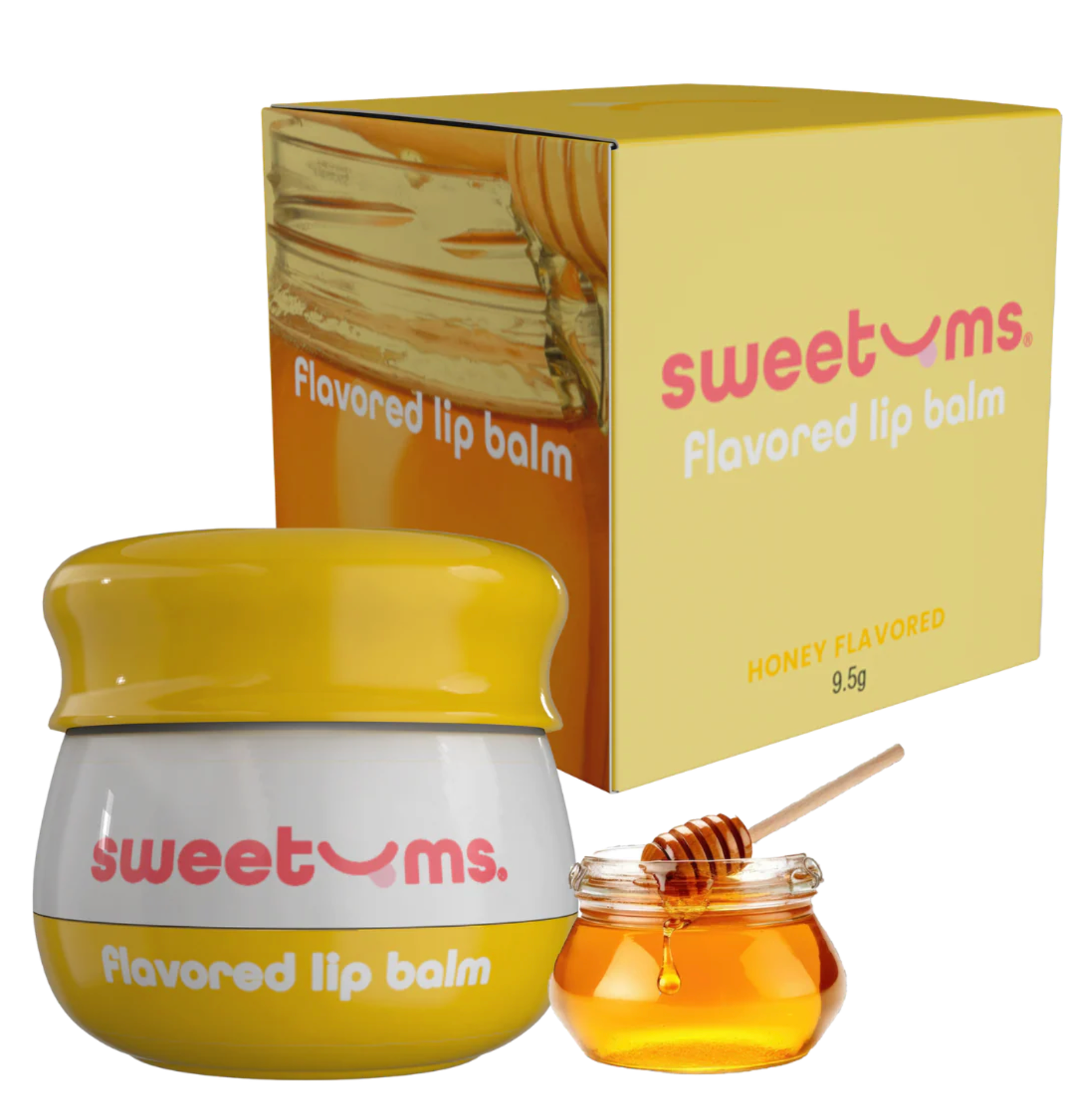 Sweetums Flavored Lip Balm - Honey